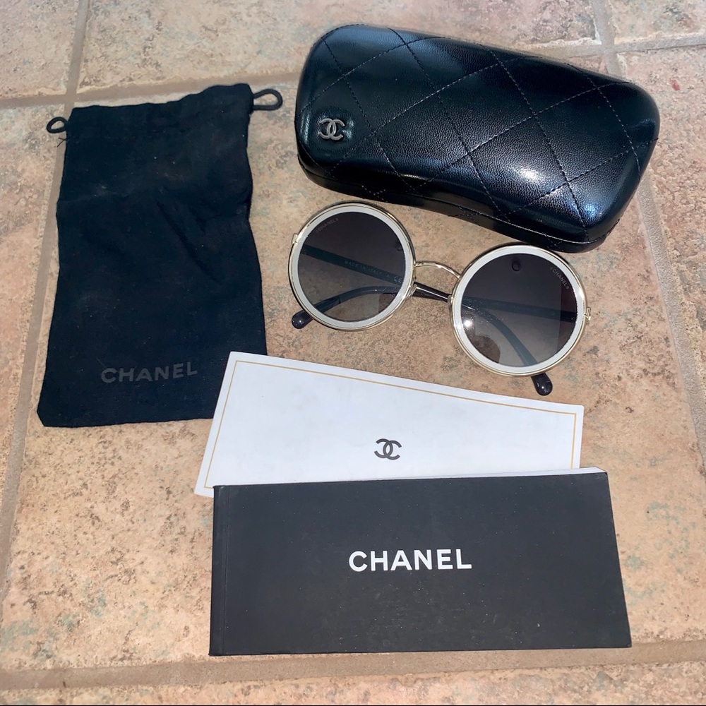 Brand New Authentic Chanel 4226 Round Sunglasses - Picture 1 of 7
